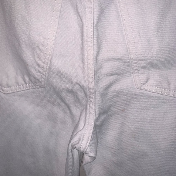 Denim Forum The Joni High Rise Loose White Jeans 29L 25 - Picture 11 of 16